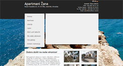 Desktop Screenshot of apartmani-zana.com